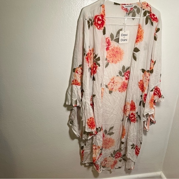 David & Dani Show Your Radiance Kimono Floral - Picture 5 of 15